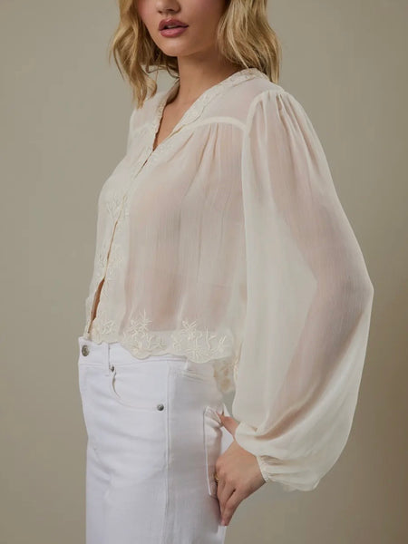 Light & Airy Blouse in White
