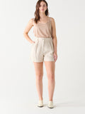 Batter Up Short in Oat/Charcoal Stripe