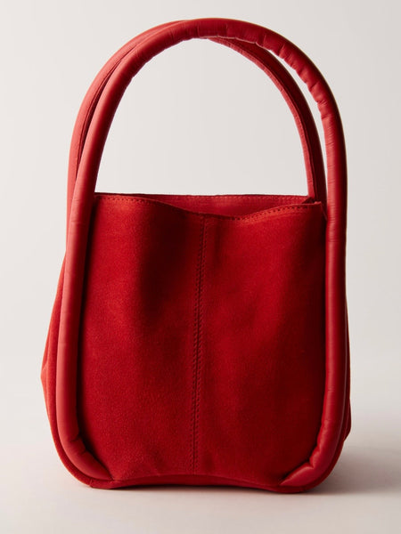 Barlow Bucket Bag in Goji