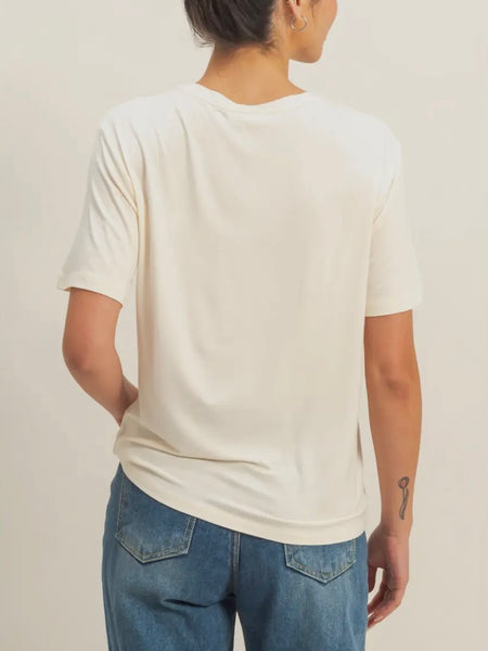 New To The Crew Tee in Cream