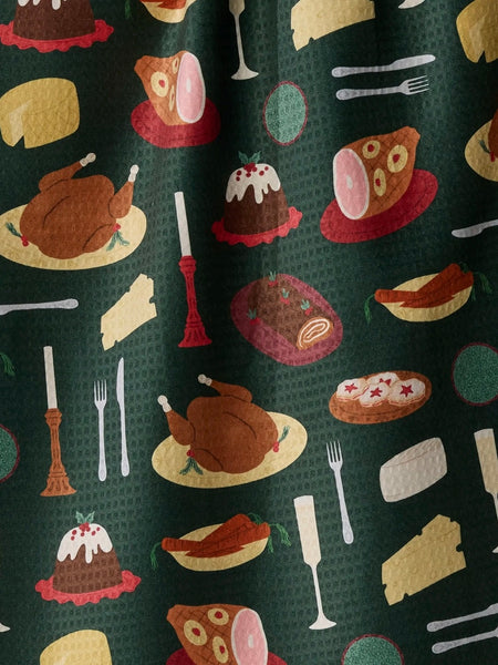 Festive Feast Luxe Kitchen Towel