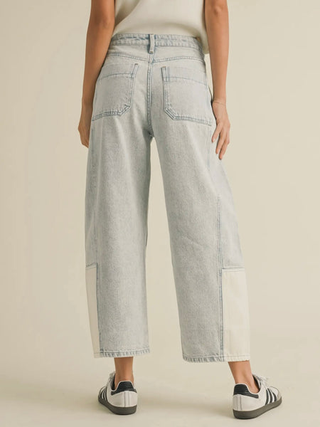 Born To Barrel Jeans in Light Blue