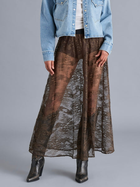 Iva Bow Skirt in Mistletoe Plaid