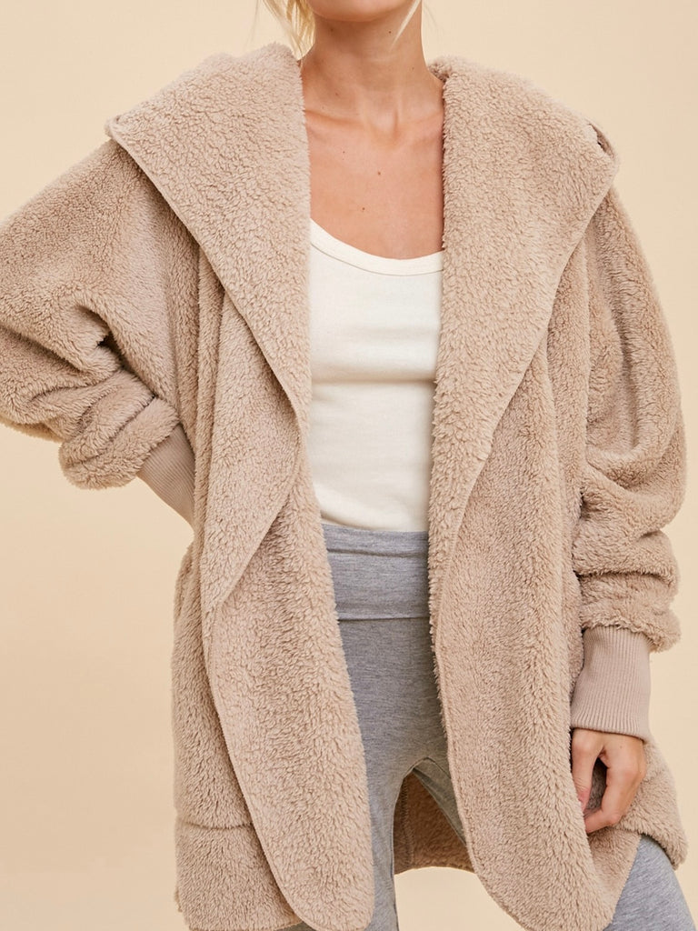 She's A Classic Fuzzy Wuzzy in Taupe