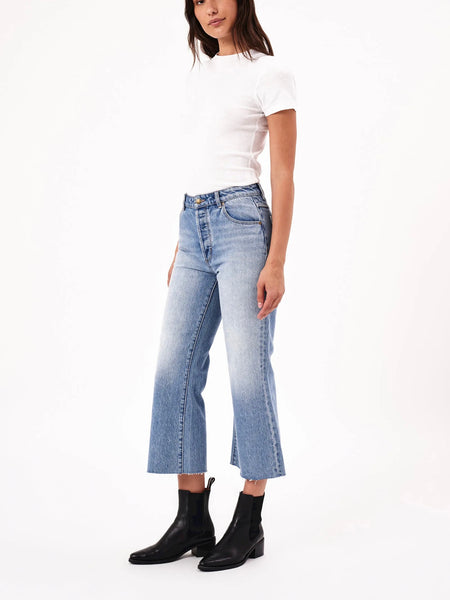 Classic Flare Crop in Chloe Vintage Blue