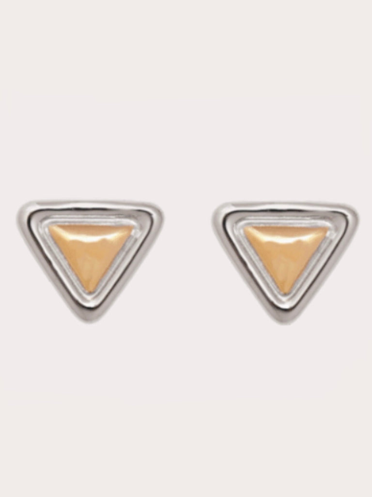 Nerve Earrings in Mixed Metal