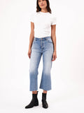 Classic Flare Crop in Chloe Vintage Blue