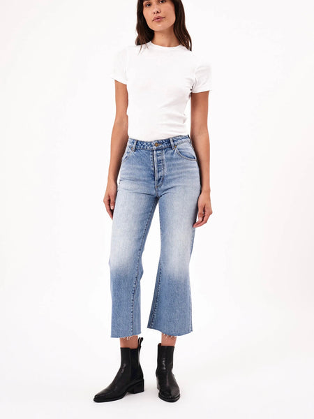 Classic Flare Crop in Chloe Vintage Blue