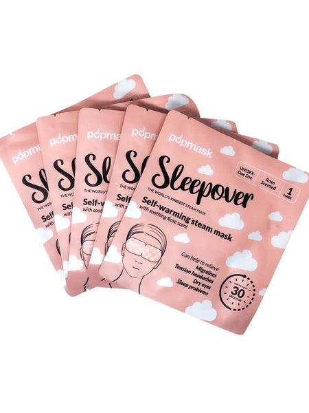 Sleepover Self-Heating Rose Eye Masks 5pk