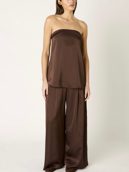 Olivia Top in Chocolate