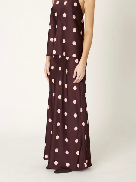 Natalia Skirt in Wine