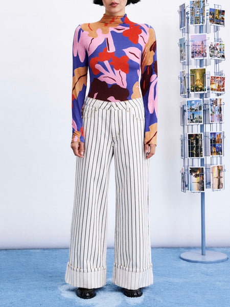 Yongin Top in Kanzan Print