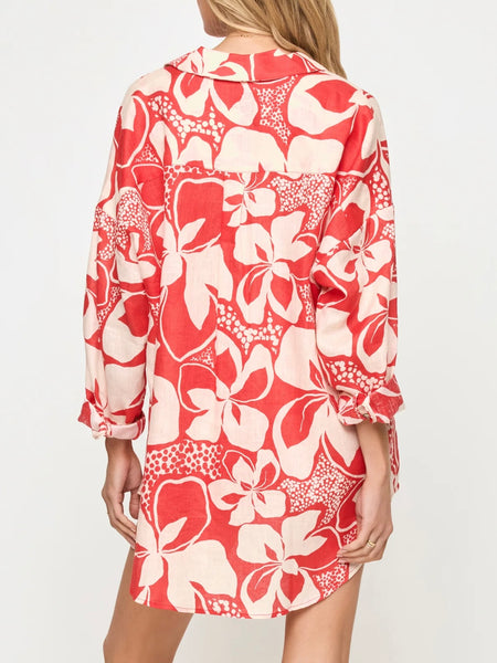 Rio Tunic in Hibiscus Bloom