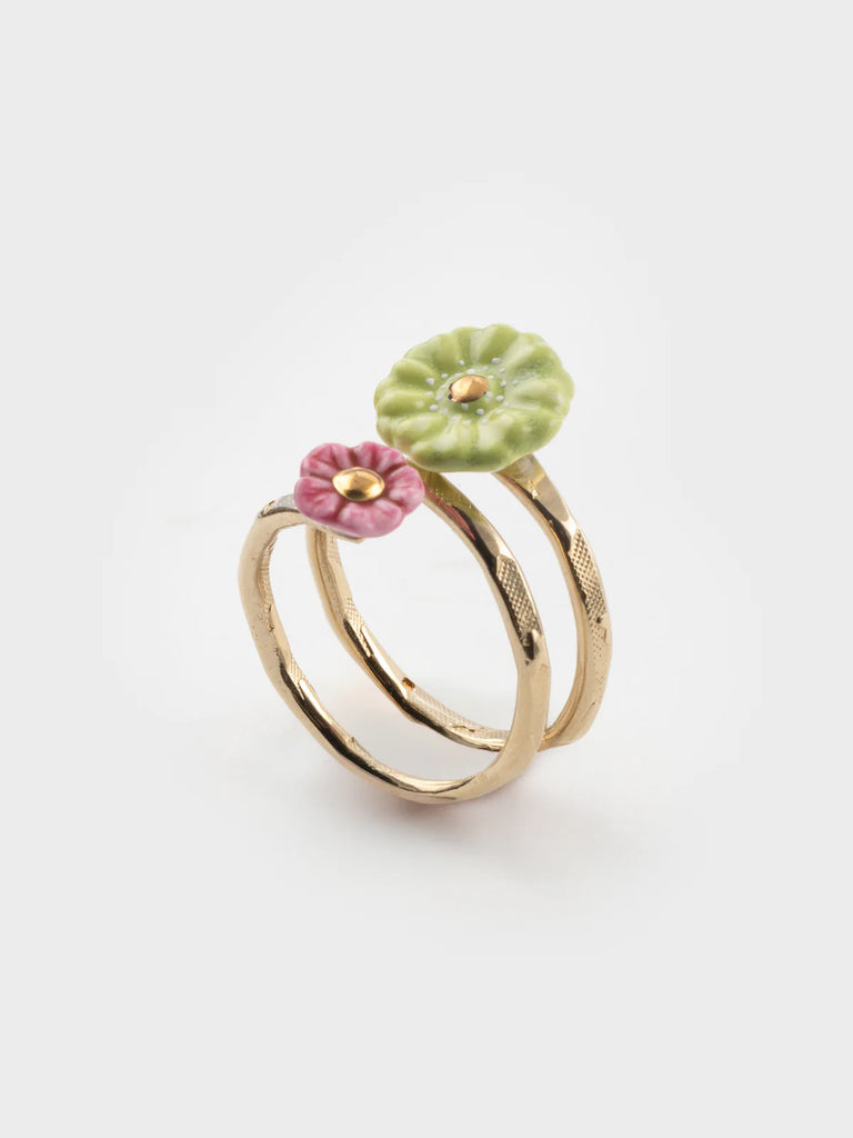 Flower Face To Face Ring