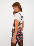 Wren Corset in Black Floral