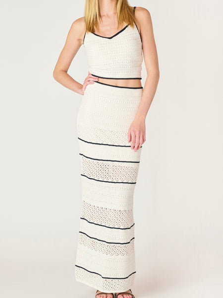 Knit's The Best Skirt in Off White