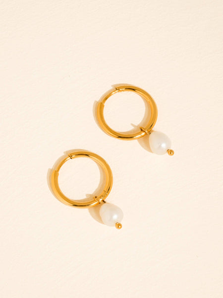 Toile Classic Pearl Drop Earrings