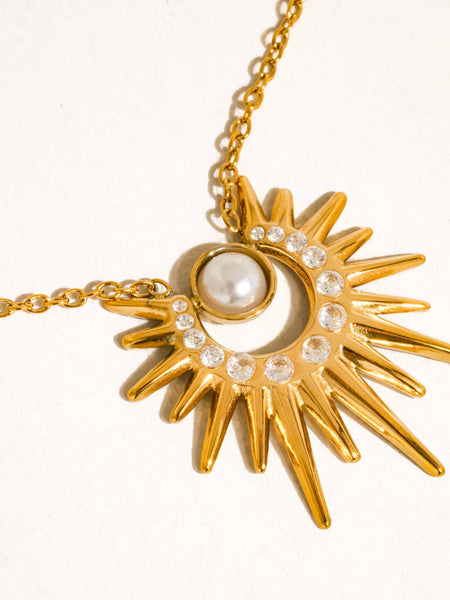 Kindred Pearl Sunburst Necklace