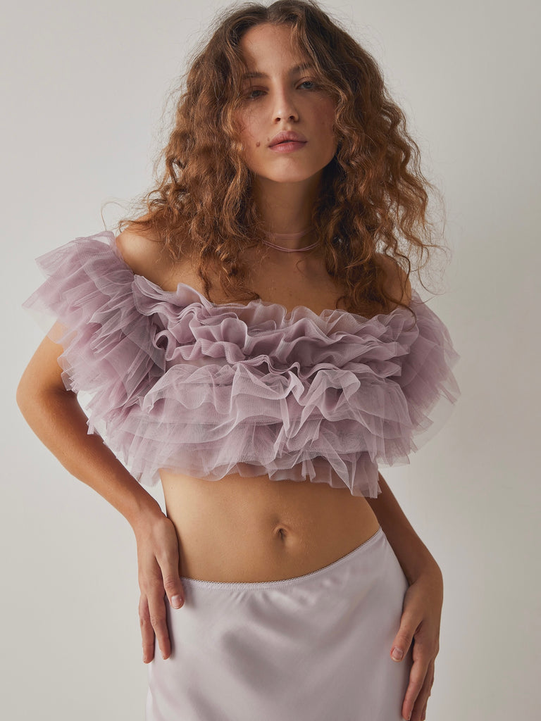 Birthday Cake Cami in Oyster Mauve