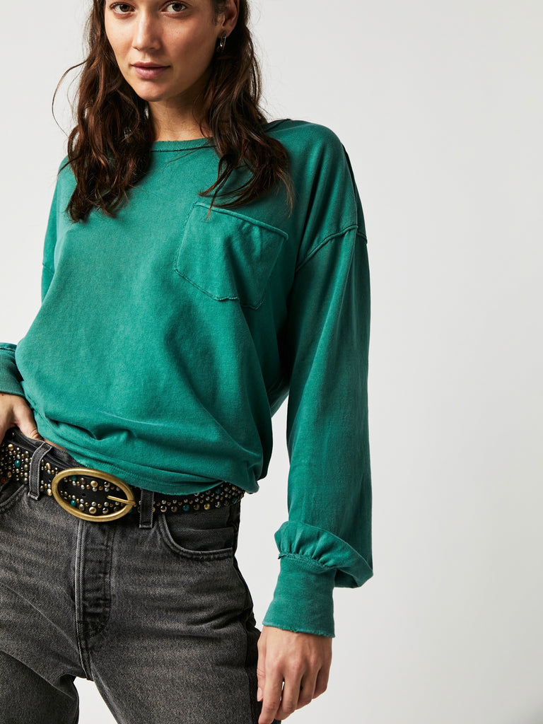 Fade Into You Tee in Mermaid