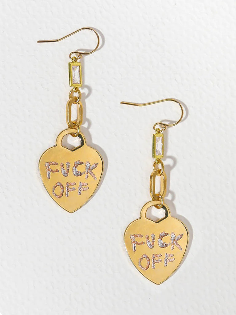 The F*ck Off Earrings