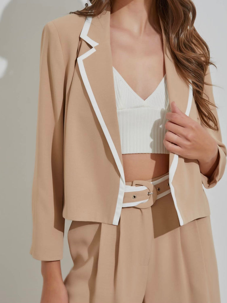 Well Suited Crop Blazer