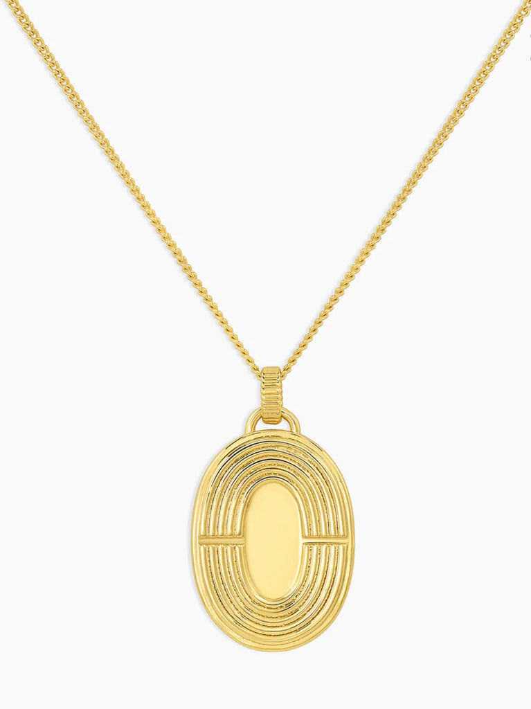 Retro Rainbow Pendant Necklace