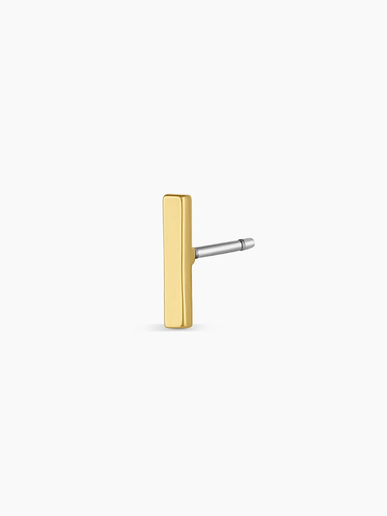 Single Bar Charm Stud