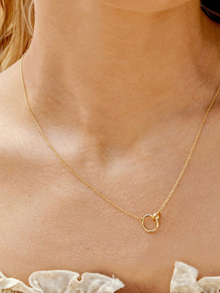 Wilshire Charm Adjustable Necklace in Gold