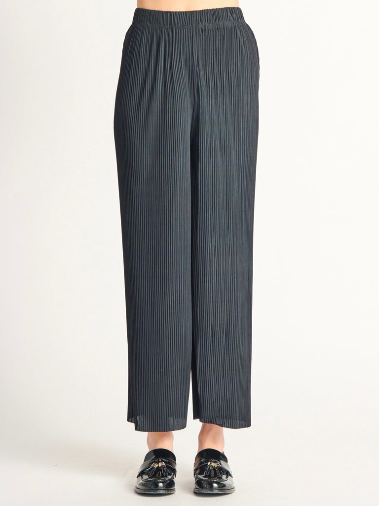 Party Time Pleated Pants in Black