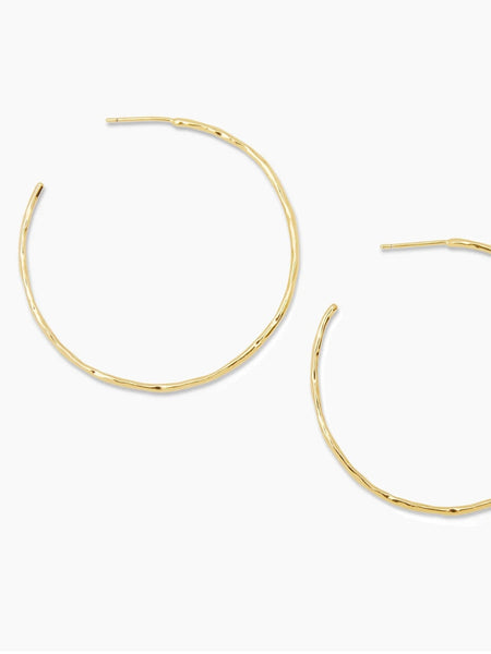Taner Hoops in Gold