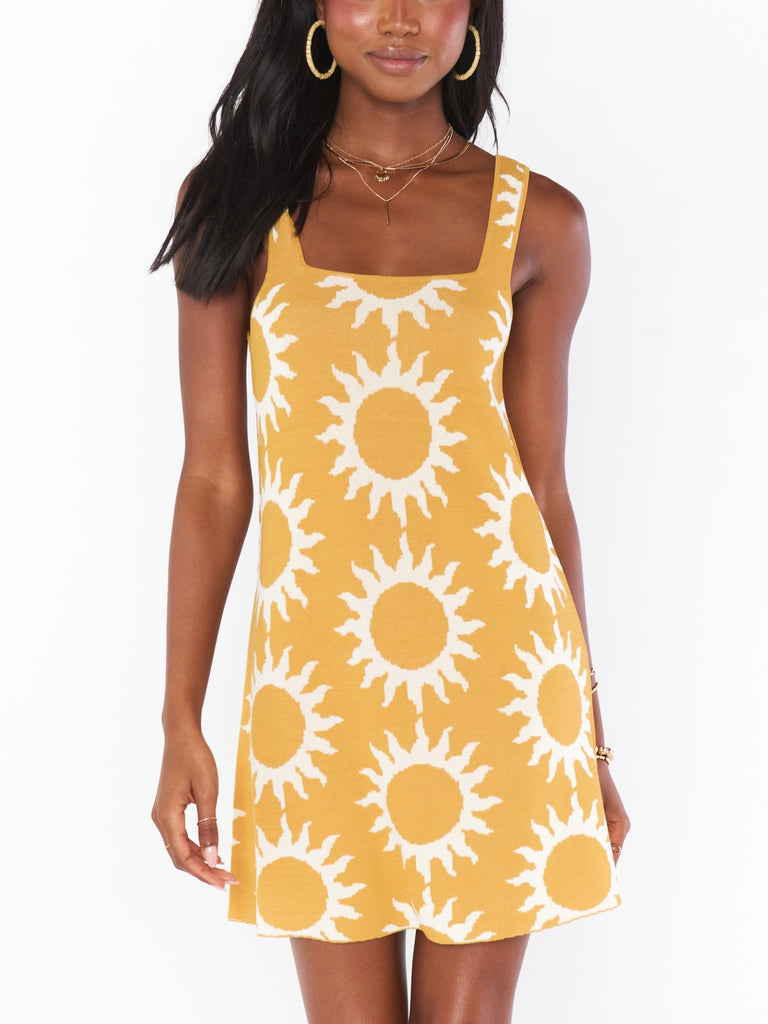 Mellow Mini Dress in Paradise Knit
