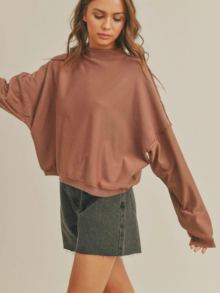 Staycation Sweater in Chestnut