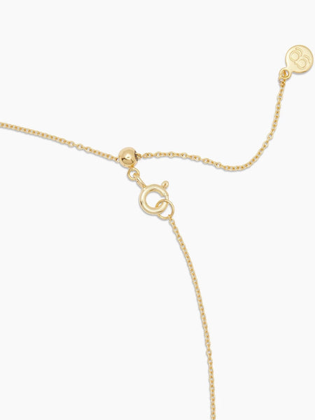 Wilshire Charm Adjustable Necklace in Gold