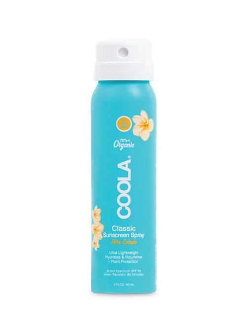 2oz Classic Body Organic Sunscreen Spray SPF 30 - Piña Colada