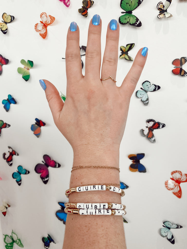 Cure CF Tube Bead Bracelet