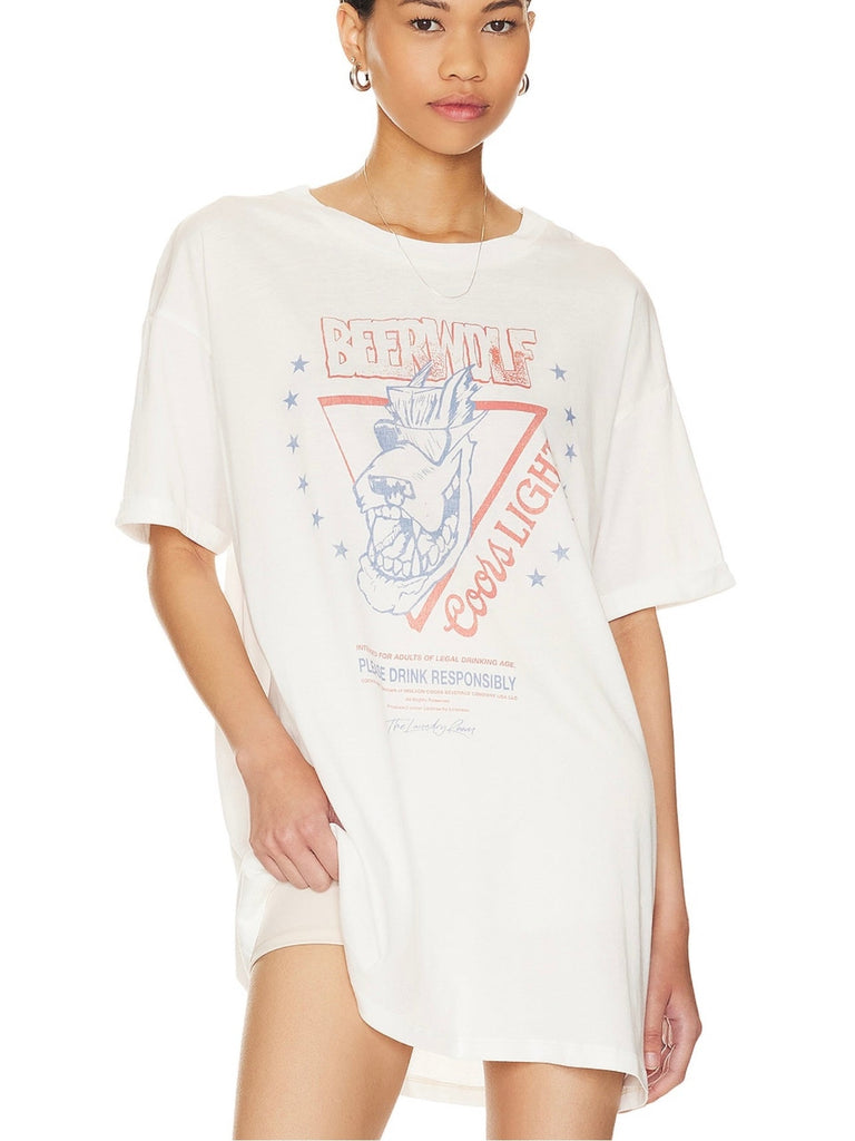 American Beer Wolf Oversize Tee