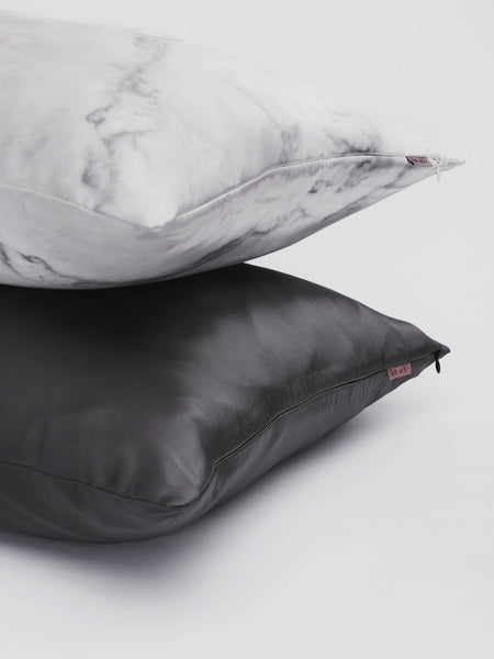 Standard Satin Pillowcase in Charcoal