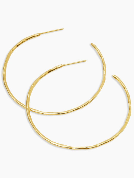 Taner Hoops in Gold