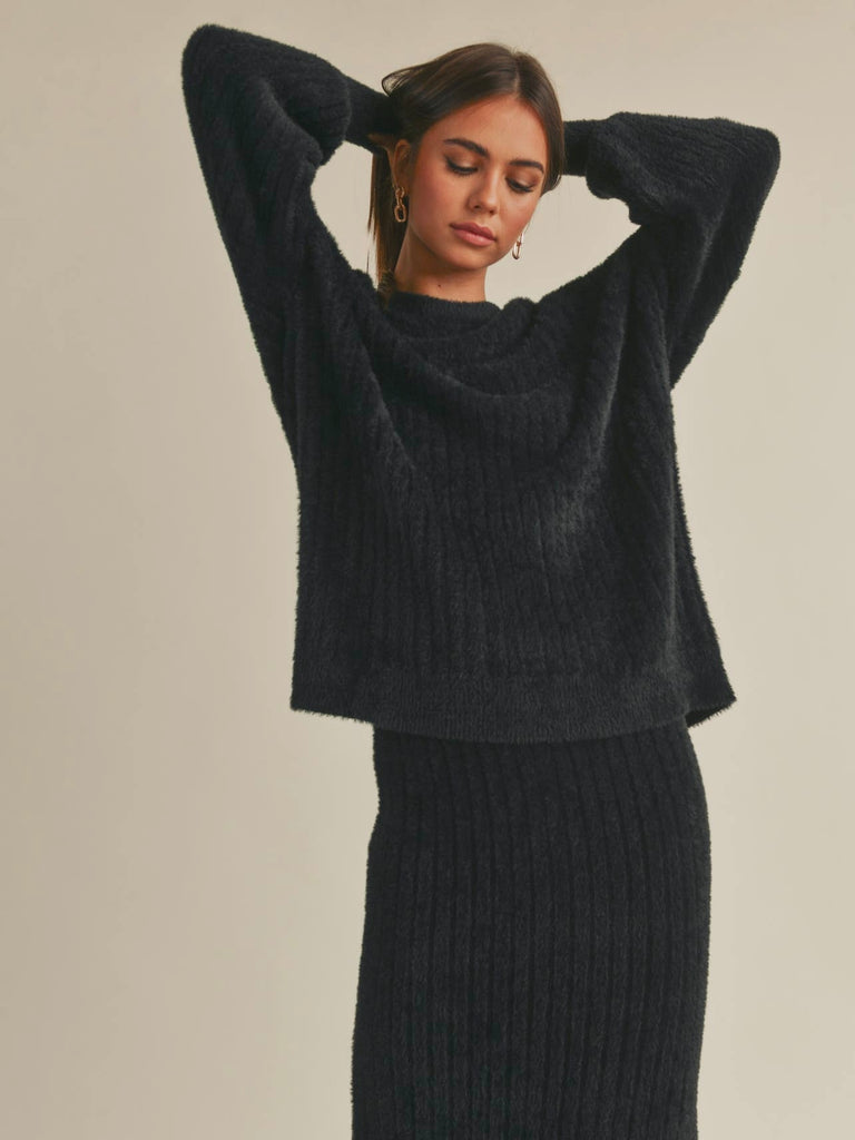 Wear, Wash, Repeat Sweater in Black