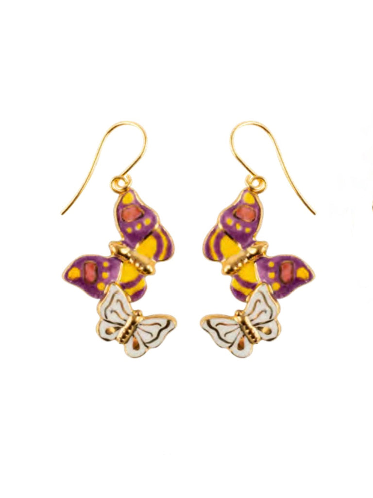 Butterfly Pendant Earrings