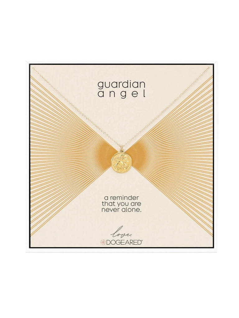 Modern Guardian Angel Necklace