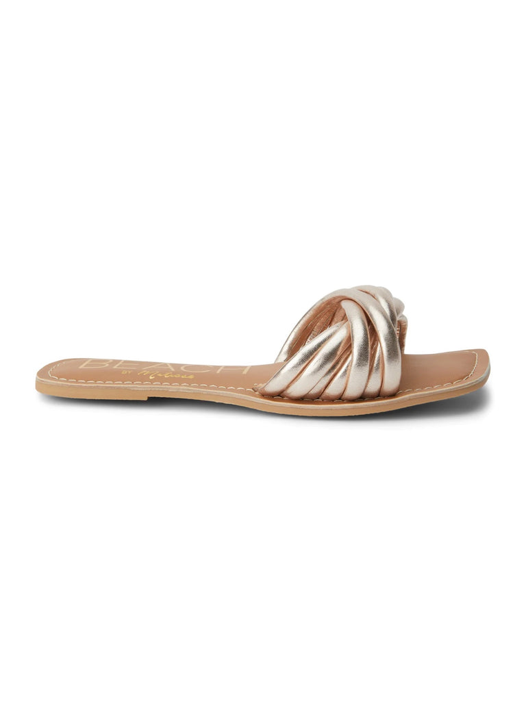 Gale Metallic Slide in Gold