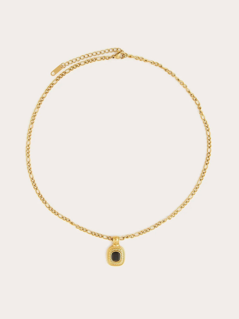Todd Necklace in Black