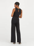 AirEssentials Sleeveless Jumpsuit in Very Black