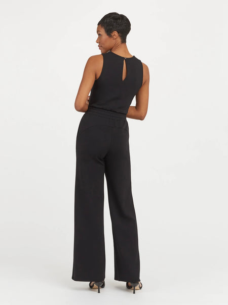 AirEssentials Sleeveless Jumpsuit in Very Black