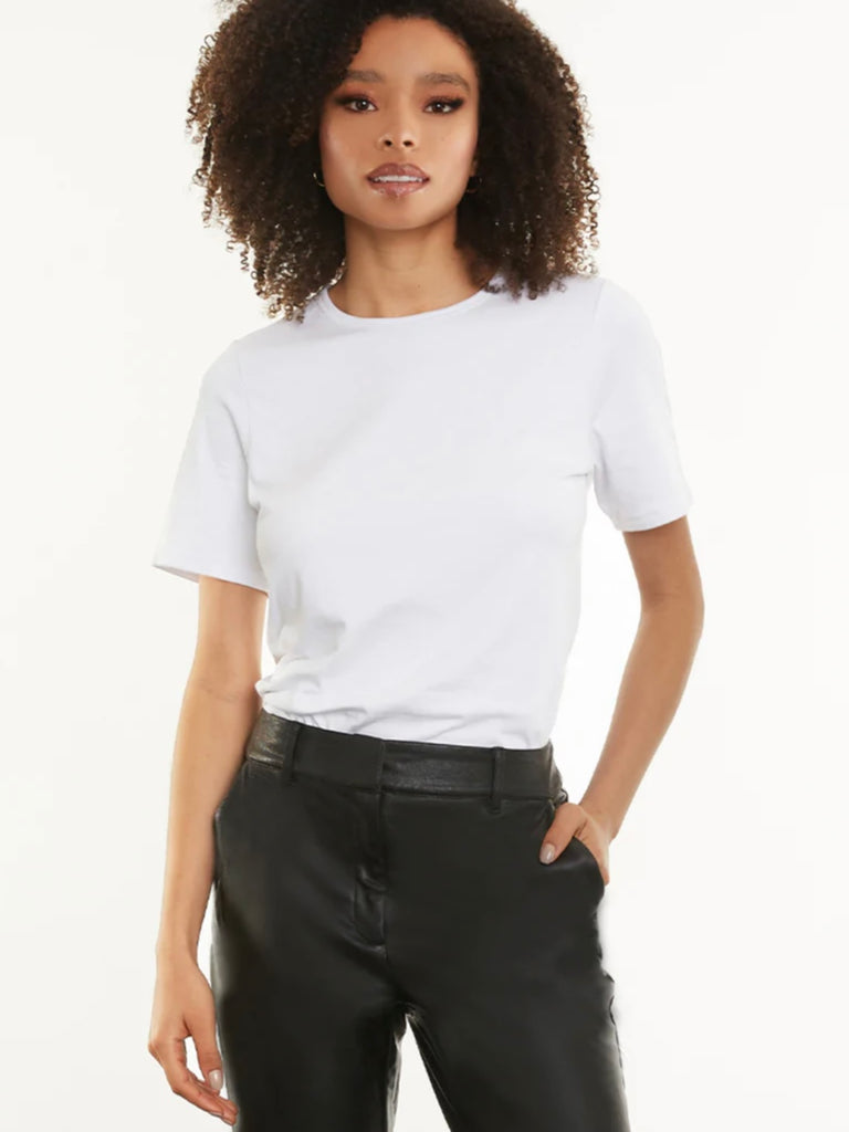 Cloud Short Sleeve Crewneck Tee in White