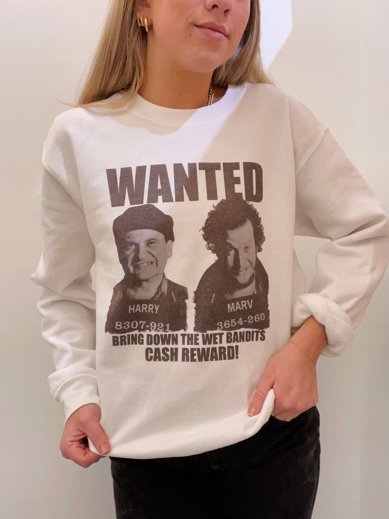 Wet Bandits Sweatshirt in White