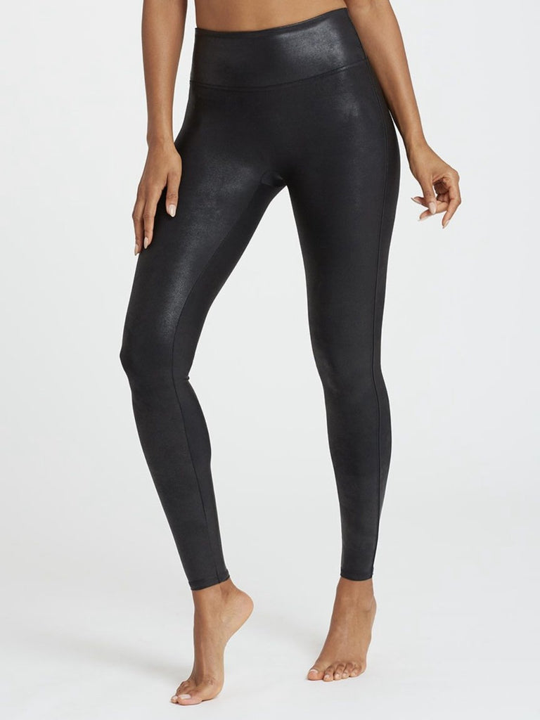 Faux Leather Legging in Black