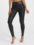 Faux Leather Legging in Black